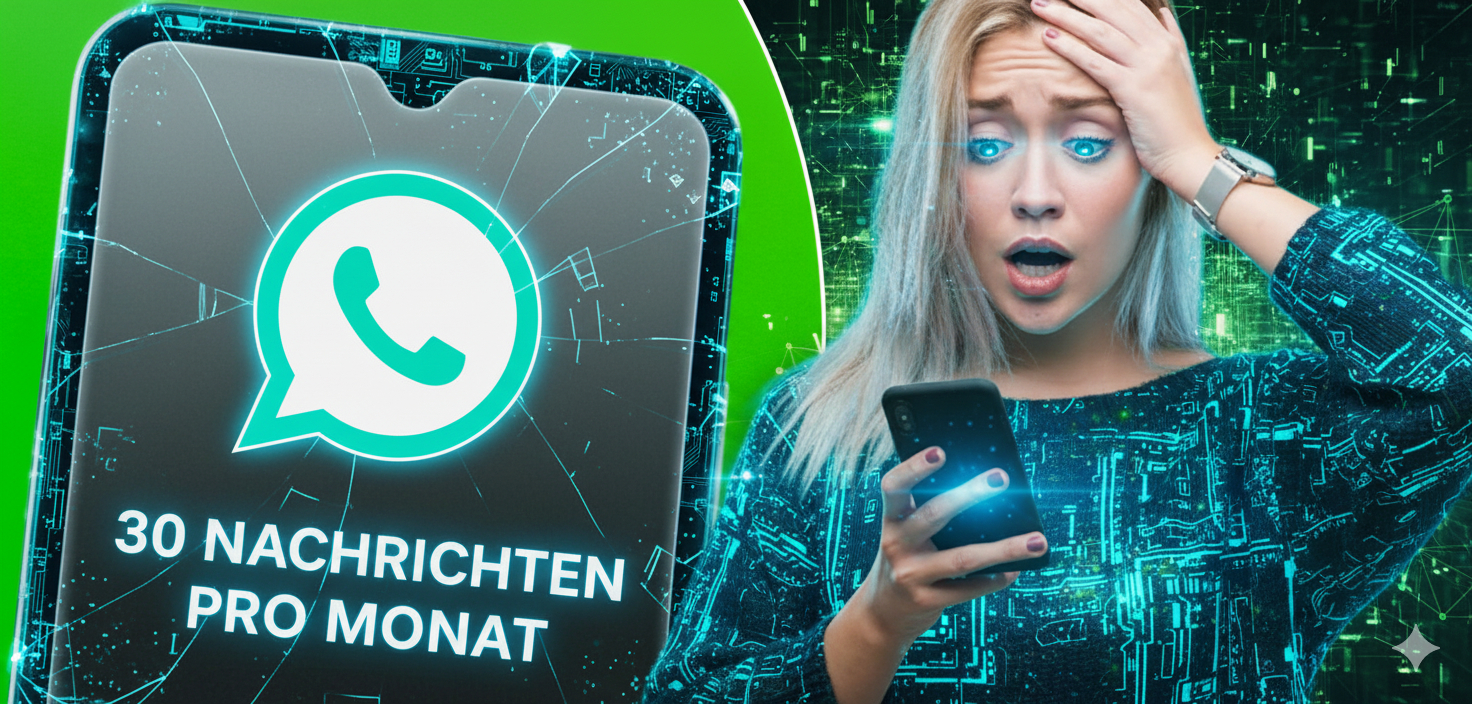 WhatsApp 30 Nachrichten pro Monat
