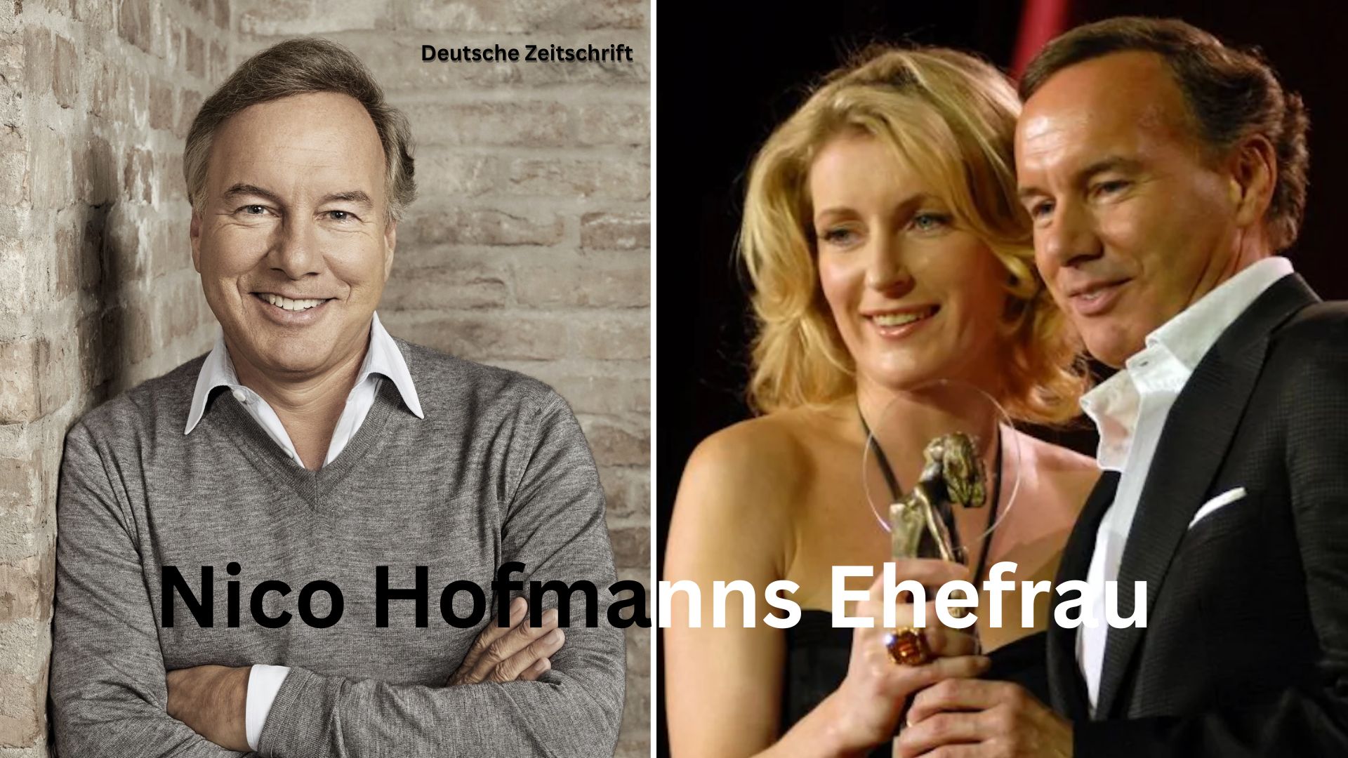Nico Hofmanns Ehefrau
