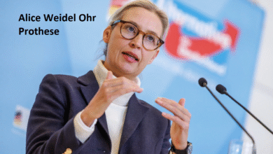 Alice Weidel Ohr Prothese