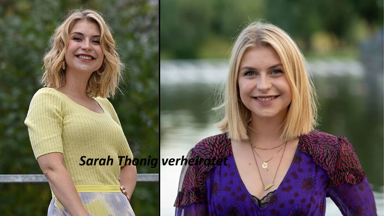 Sarah Thonig verheiratet