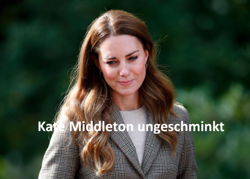 Kate Middleton ungeschminkt